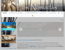 Tablet Screenshot of losnomadaslasterrenas.com